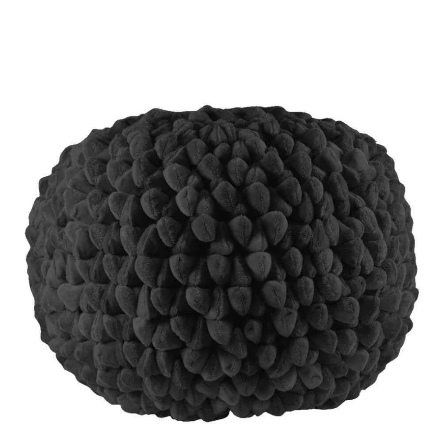 Haans Lifestyle Pebble Pouf Soft Body in Dunkel Graphite, Farbe: Grau, Durchmesser: 60 cm - Bild 1