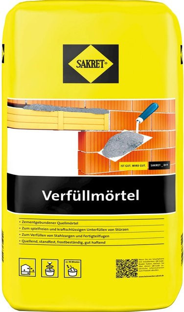 Sakret Verfüllmörtel Gelb 10 kg - Bild 1