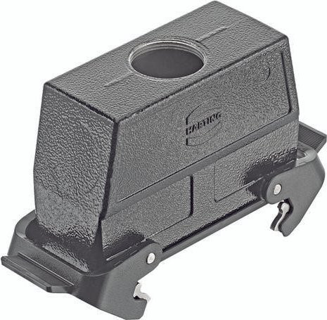 HARTING Kupplungsgehäuse aus Kunststoff in Schwarz und Grau - Bild 1