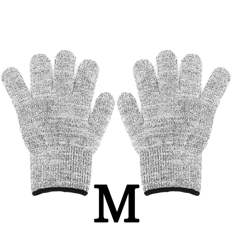 Schnittfeste Arbeitsschutzhandschuhe in Lebensmittelqualität mit Schutzstufe 5, Farbe: Grau, Größe: M - Bild 6