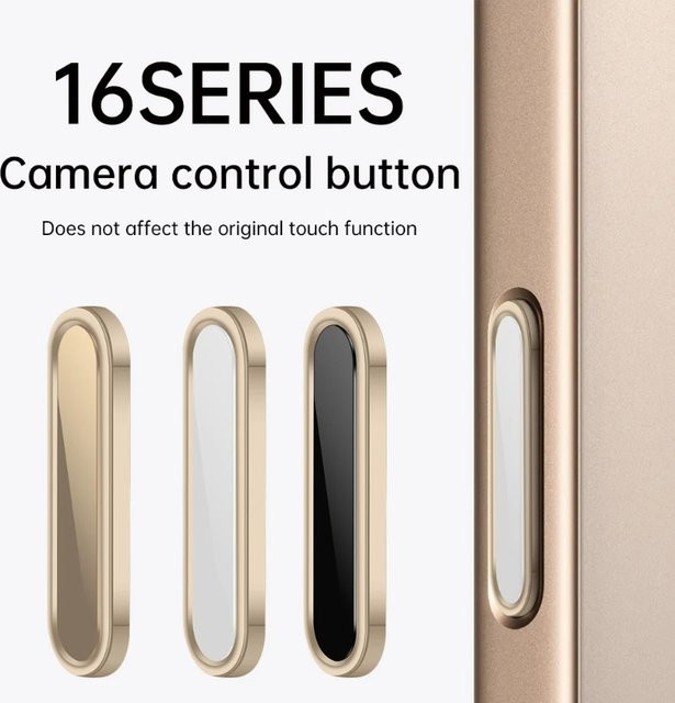 MagSafe Metallschutzhülle mit Kamera-Steuerungs-Capture-Taste für Apple iPhone 16 Pro Max und iPhone 16 Pro Max Plus in Schwarz - Bild 1
