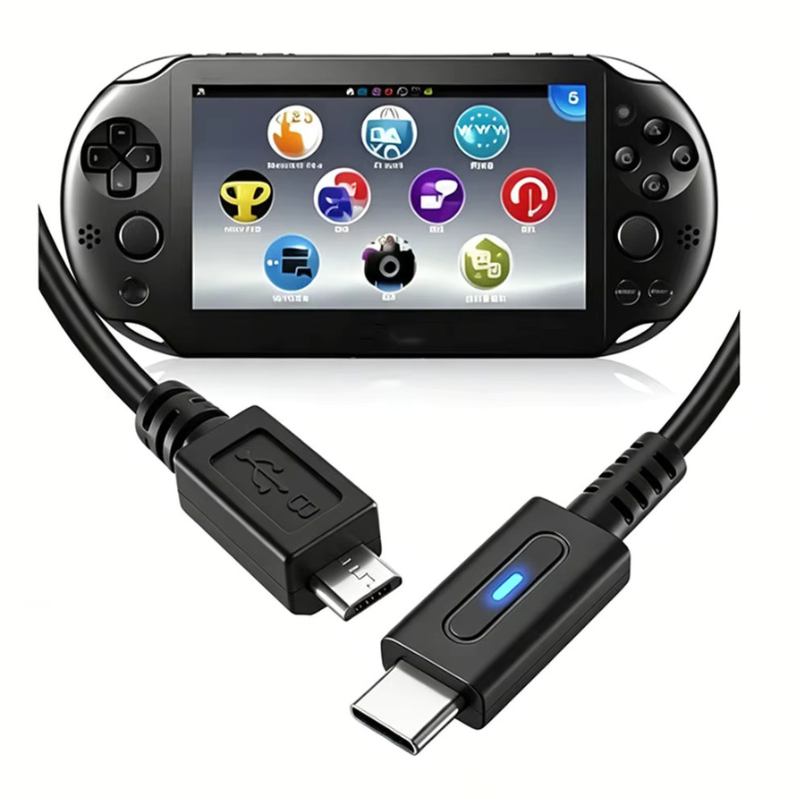 Sony USB-C Ladeadapter für PS Vita 2000 Controller in Schwarz - Bild 4