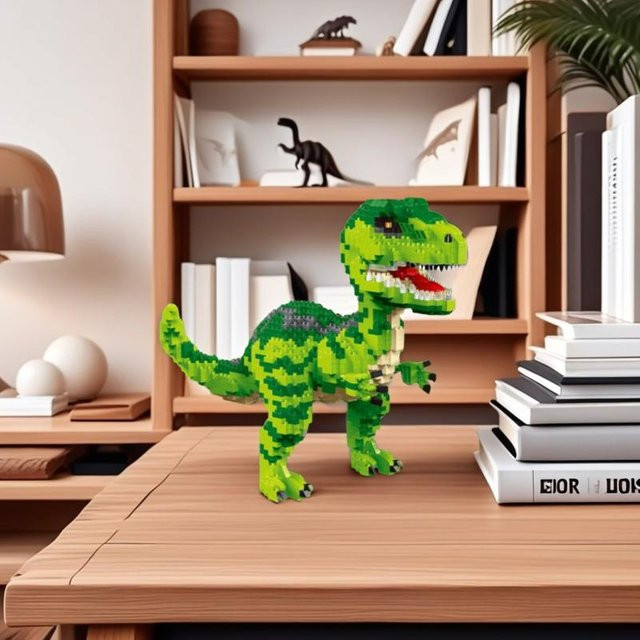 Linyi toy T-Rex Velociraptor Baustein Set ab 14 Jahren - Bild 1