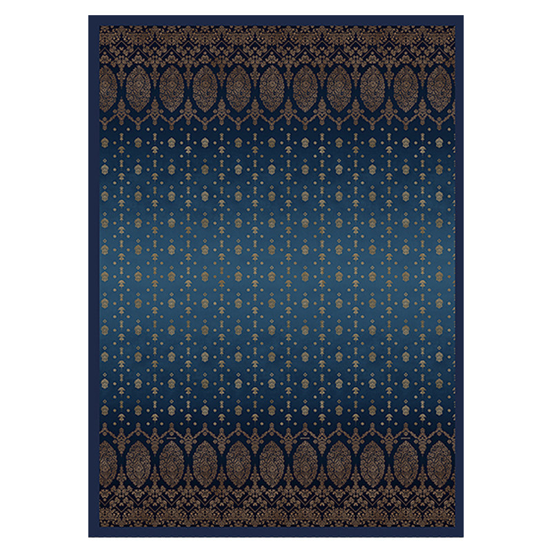 Bassetti Plaid GOLD DECOR in Blau mit Ornament-Muster aus Baumwolle und Polyester, Oeko-Tex Standard 100 zertifiziert - Bild 1