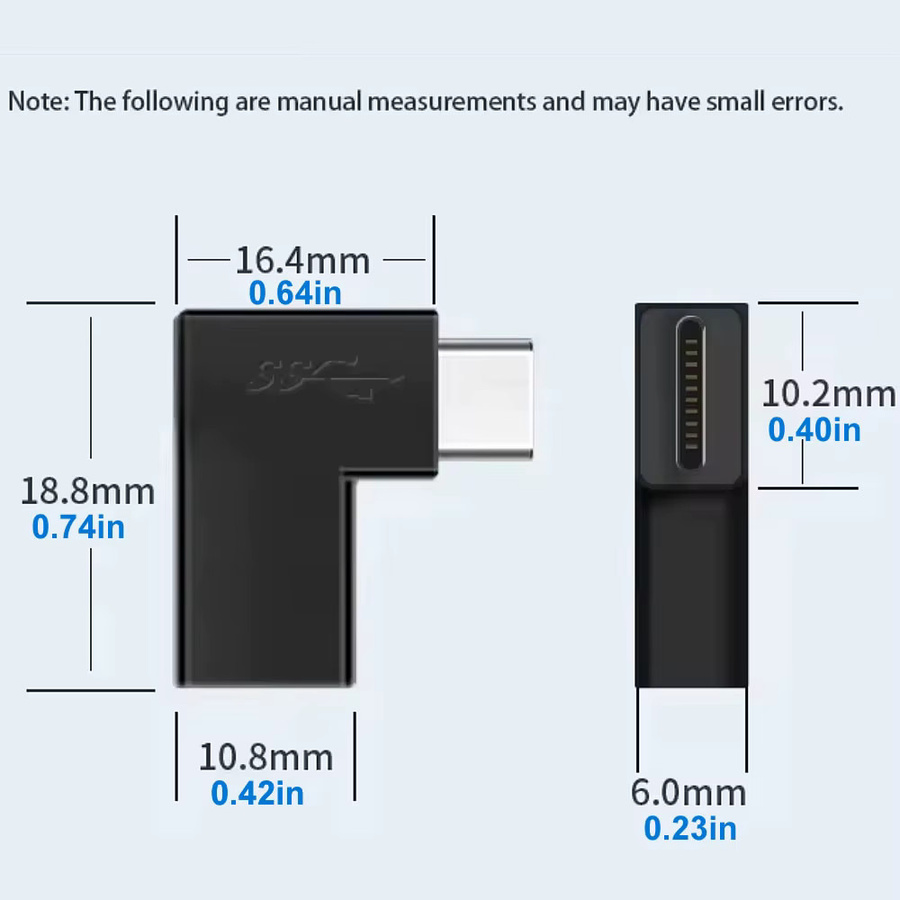USB-C auf Lightning Adapter Konverter in Schwarz für iPhone, Samsung und Xiaomi Mobile Zubehör - Bild 6