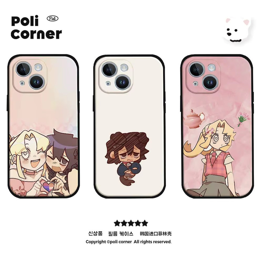 I Love Amy AMY X BIBI Anime Handyhülle für iPhone in Schwarz und Multicolour als weiche Schutzhülle - Bild 3