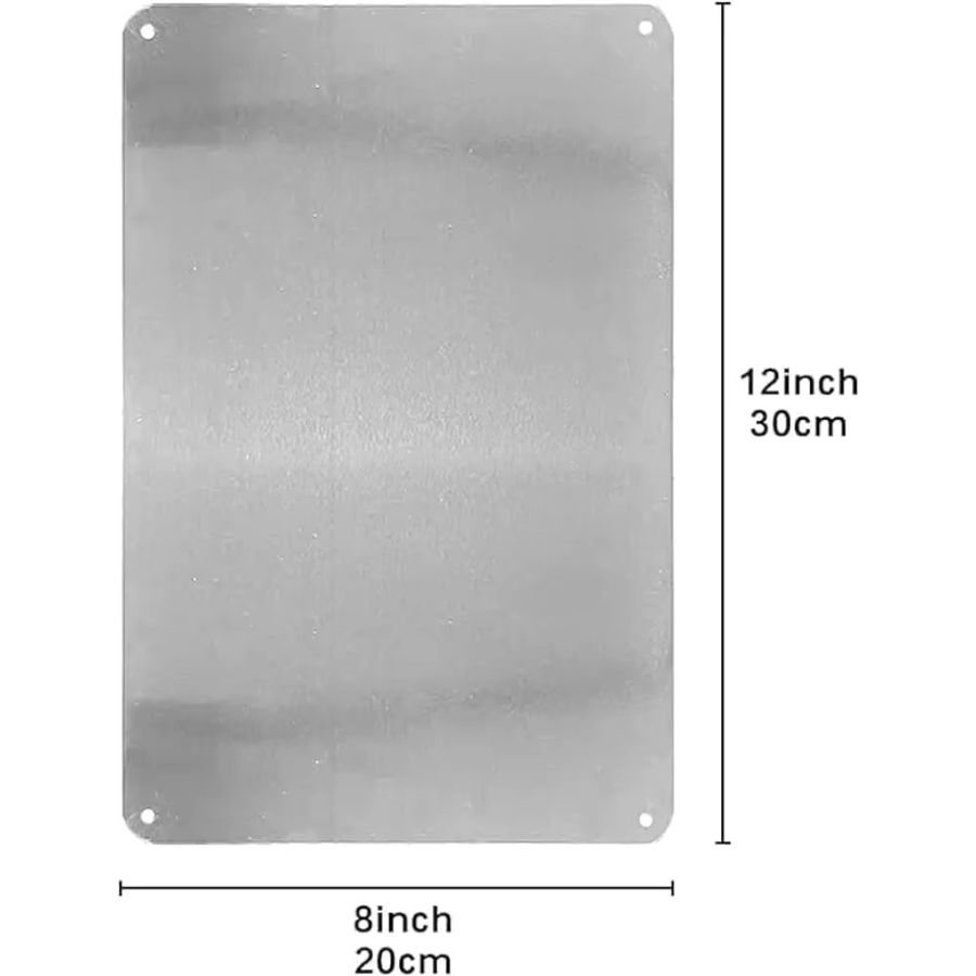 AutismSafety Metallwarnschild Autismusbereich Sicherheitsdekoration für Außenbereich und Wohnbereich B: 30,0 cm, H: 20,0 cm, T: 0,0 cm - Bild 1