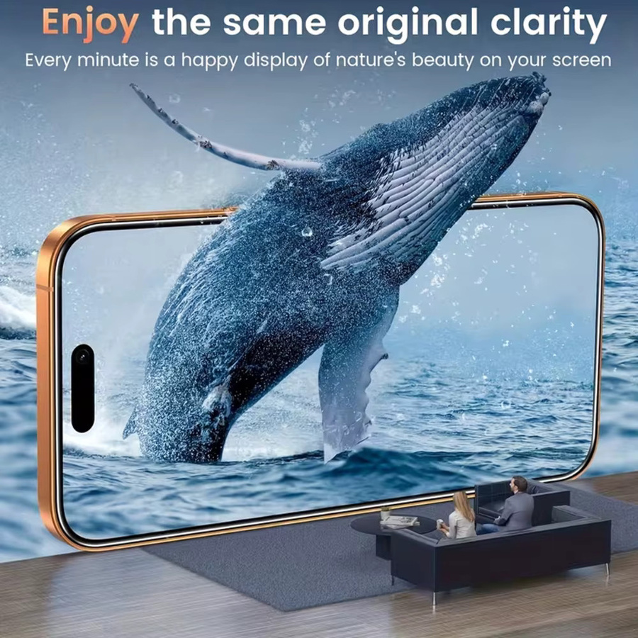 NNBILI 2 Stück HD-Schutzglas für iPhone 17, transparent, 9H Härte und kratzfest - Bild 6