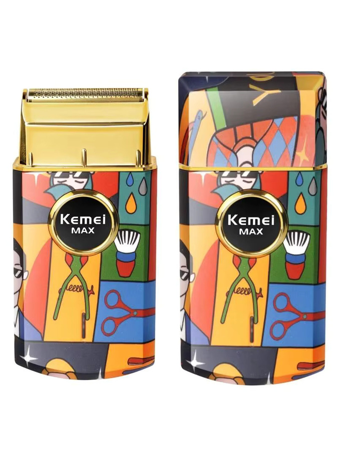 Kemei KM-RS7098 Titan Doppelfolie Reciprocating Rasierer, Herren, Multicolour - Bild 6
