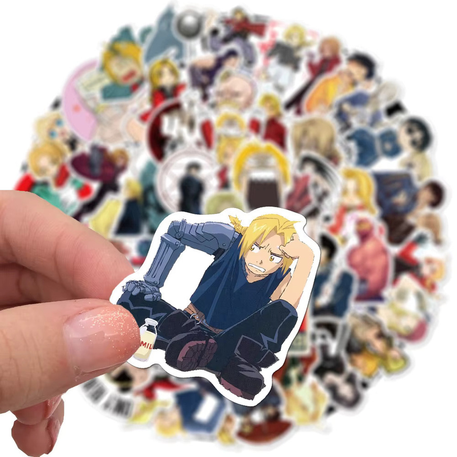 Bandai Fullmetal Alchemist Aufkleber, Nachfüllpack, Bunt / Mehrfarbig - Bild 3
