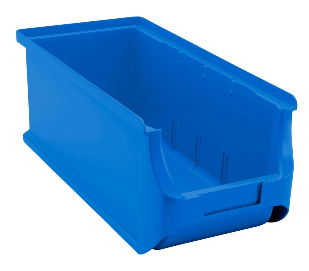 Sichtlagerkasten BIGBOXX aus Kunststoff, Blau, H: 12,5 cm, B: 15,0 cm, T: 32,0 cm - Bild 1