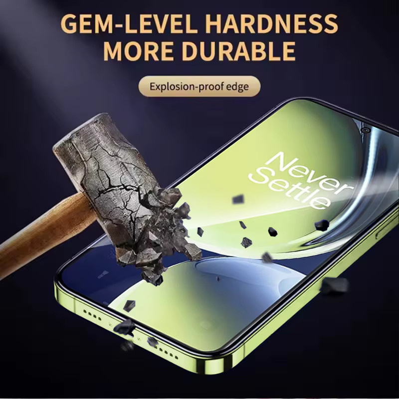 3er-Set gehärtetes Glas Displayschutzfolie für OnePlus Nord CE 3 Lite, transparent, mit Fingerabdruck-Entsperrung und vollständiger Abdeckung - Bild 2
