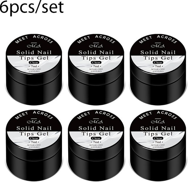 MEET ACROSS Gel-Aufkleber für Nagelspitzen, Clear, Unisex - Bild 1