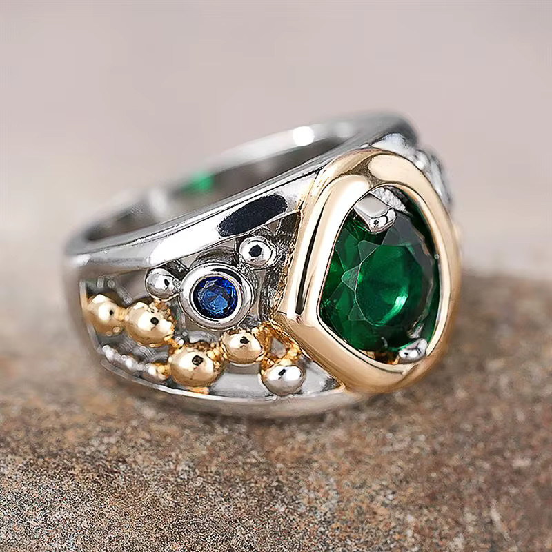 Huitan Ring, Bicolor, Zirkonia, Damen - Bild 2
