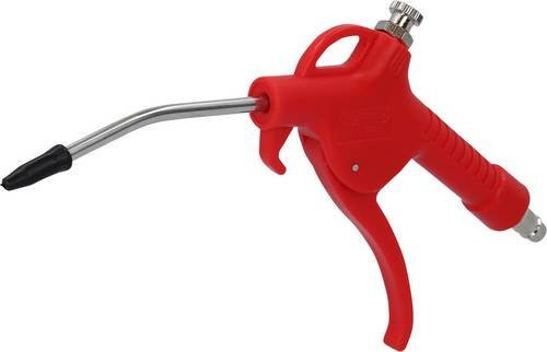 KS Tools Druckluft-Ausblaspistole mit Durchflussregulierung in Rot - Bild 1