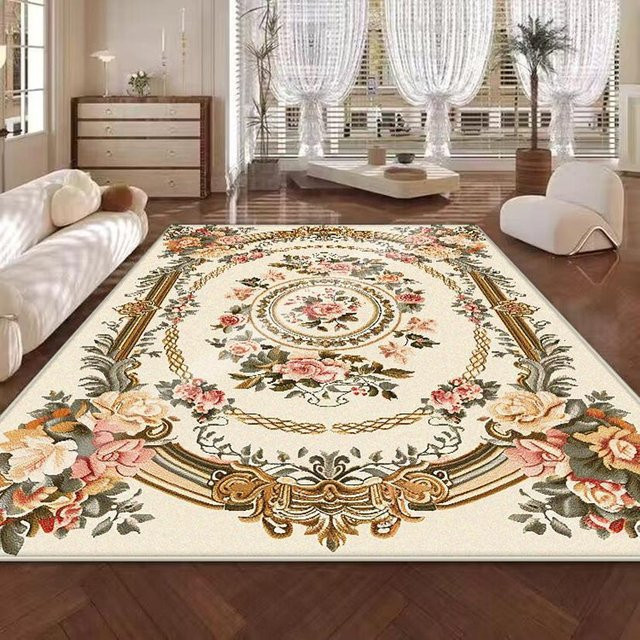 JGJG Teppich mit europäischem Blumendesign, rutschfest und pflegeleicht, B/T: 180 x 280 cm, Mehrfarbig - Bild 1