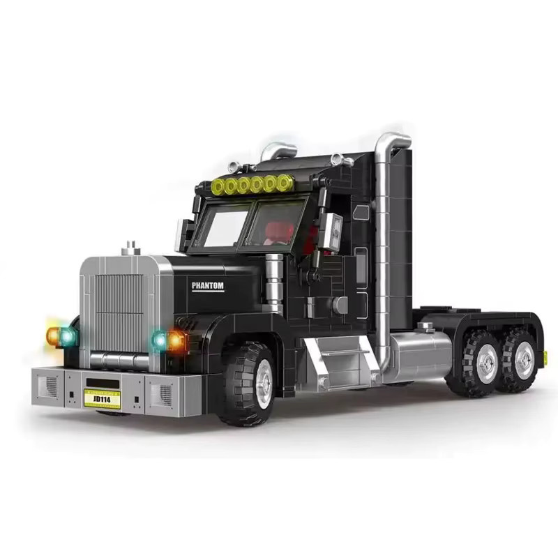 barweer Amerikanischer Schwerlast-LKW, Klemmbausteine, Baukasten, 873 Teile - Bild 6