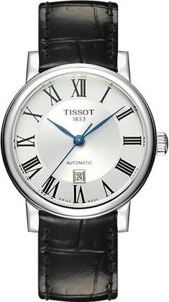 Tissot Armbanduhr Automatik, Edelstahlgehäuse, 30 mm, Lederarmband, Damen - Bild 1