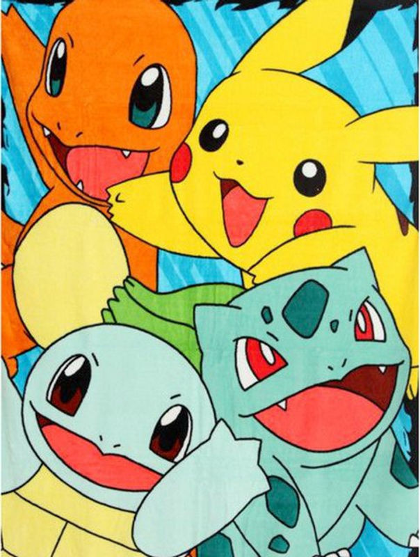 Potdemiel Pokemon Pikachu 5D DIY Diamant Malerei Mosaik Set mit runden Steinen in Mehrfarbig für Kinder - Bild 1