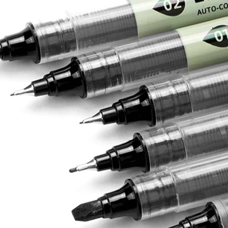 Micron 8-teiliges Pigment-Liner-Set in Schwarz für Manga und Skizzen - Bild 4