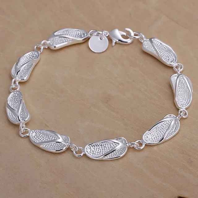 GINSTONELATE Armband, 925 Silber, 20 cm, Damen - Bild 1