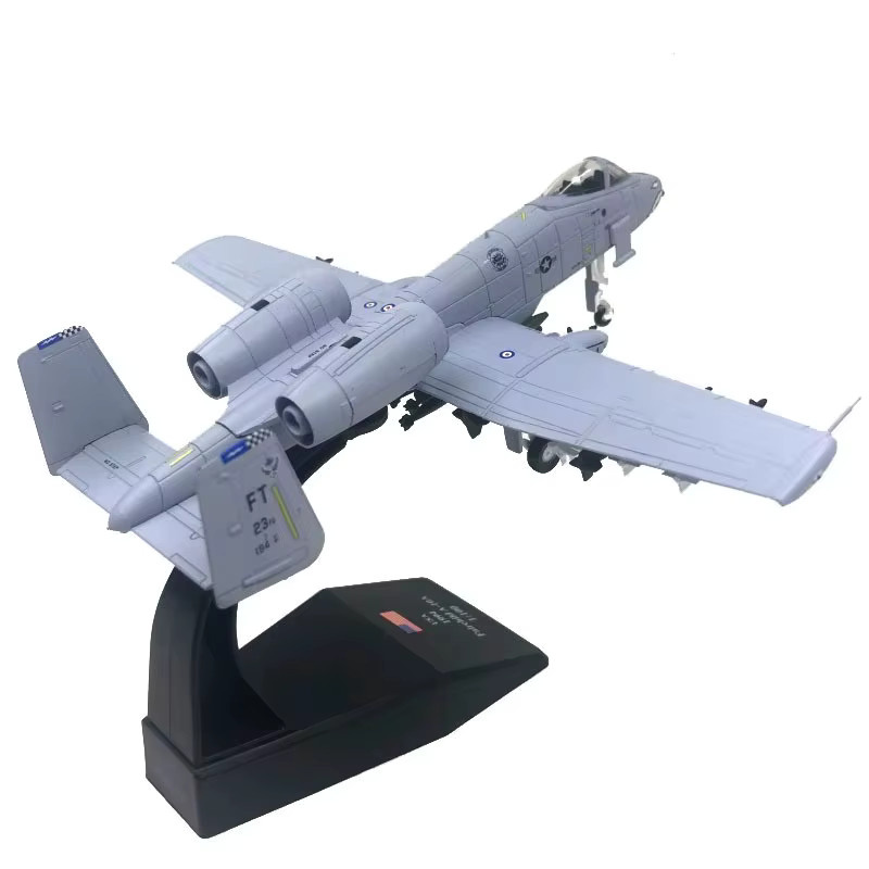 EVYVKV A-10 A10 Thunderbolt Ii Warthog Angriff Flugzeug Kämpfer, Diecast Modell, Maßstab 1:100, Metall - Bild 2