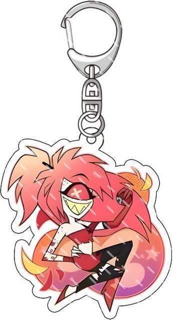 CHIC STUDIO Hazbin Hotel Anime Schlüsselanhänger Alastor Sir Pentious Adam Der Exorzist Bunt / Mehrfarbig - Bild 1