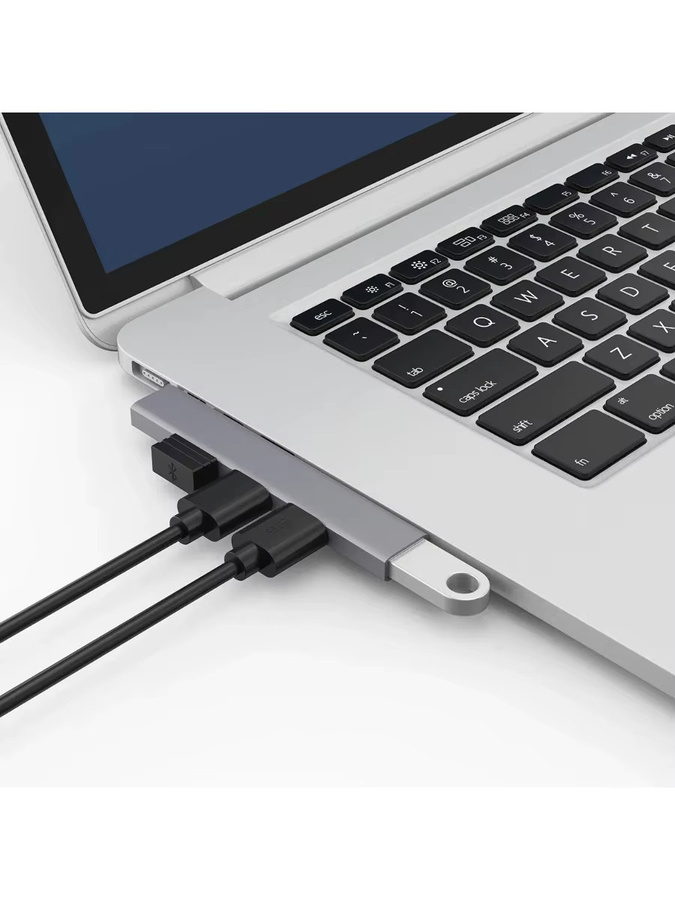 FTBTOC USB-C Hub 4-Port Splitter aus Aluminium Legierung für Laptop und PC - Bild 6