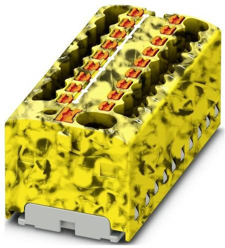 Phoenix Contact Verteilerblock Schwarz-Gelb mit Schraubanschluss 20 Stück - Bild 1