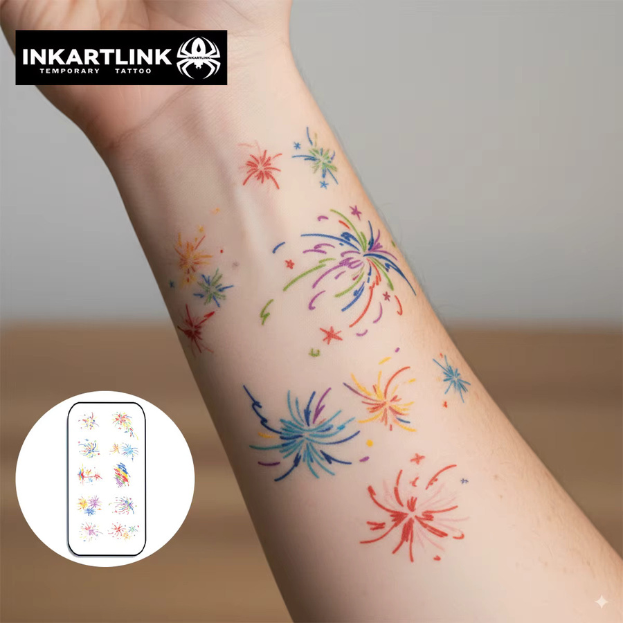 INKARTINK Temporäre Tattoo Aufkleber, Unisex - Bild 2