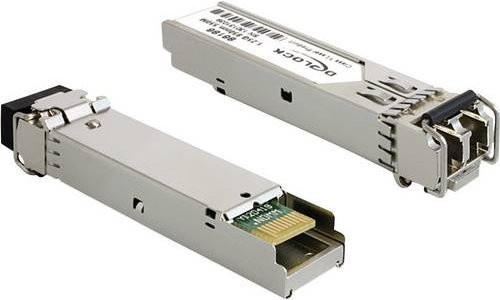 Delock SFP-Transceiver-Modul 86186 SX mit 1 GBit/s und 550 m Reichweite in Silber - Bild 1