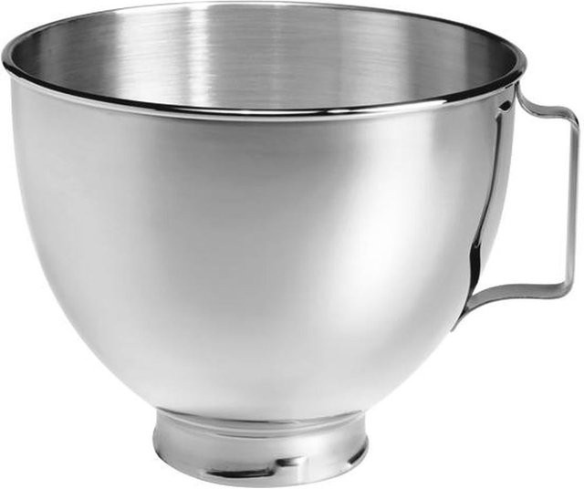 KitchenAid Edelstahl-Rührschüssel 5K45SBWH in Silber, 4,3 Liter - Bild 1