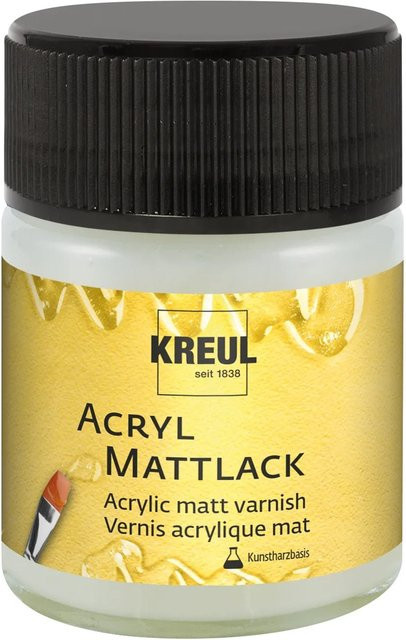 Kreul Acryl Mattlack transparent auf Kunstharzbasis 50 ml - Bild 1
