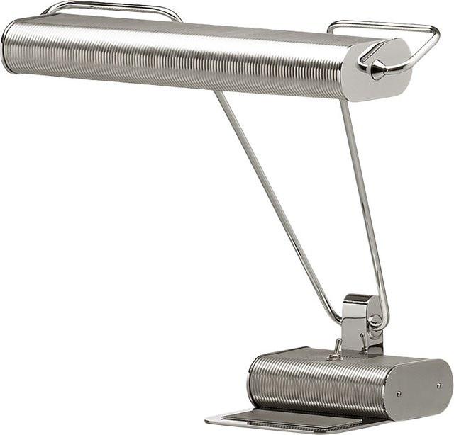 Tecnolumen AD 34 Tischleuchte aus Aluminium in Silber und Chrom, verstellbare Art-Deco-Leuchte - Bild 1