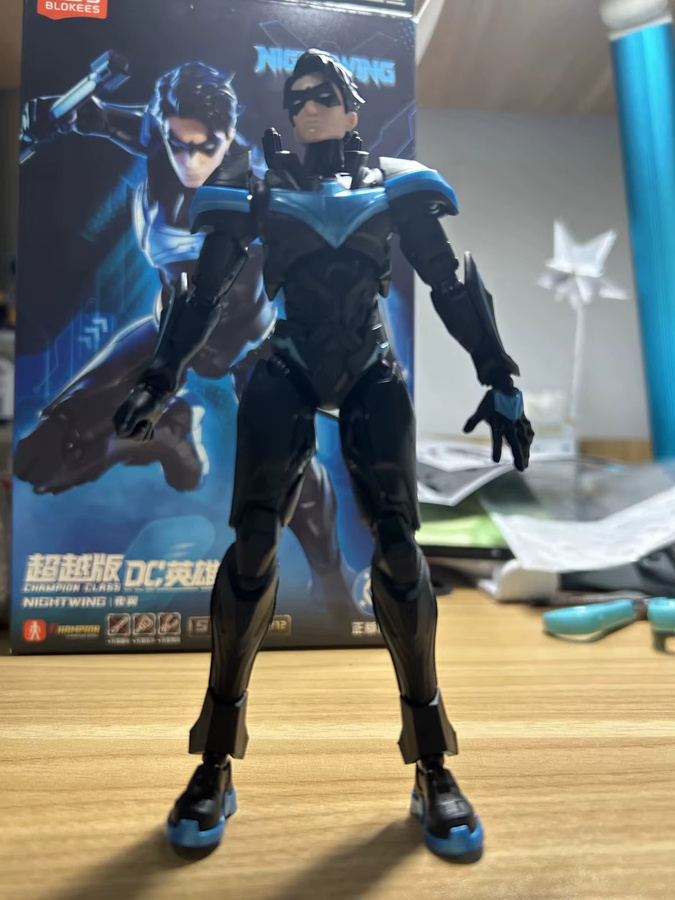 Blokees DC Heros Champion-Klasse Nightwing Robin Superman Batman, Actionfiguren, Modellspielzeug - Bild 3