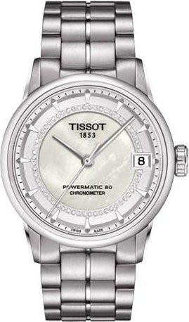 TISSOT Armbanduhr Automatik, Edelstahl, 33 mm, Weiß, Damen - Bild 1