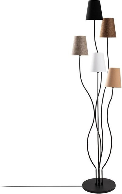 Opviq Stehlampe aus Metall in Mehrfarbig, modern mit 5 E14 Fassungen, B/T/H: 44 x 44 x 160 cm - Bild 1