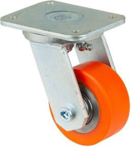 BS Schwerlastrolle RR100.C10.080 Lenkrolle mit Schraubbefestigung in Orange - Bild 1