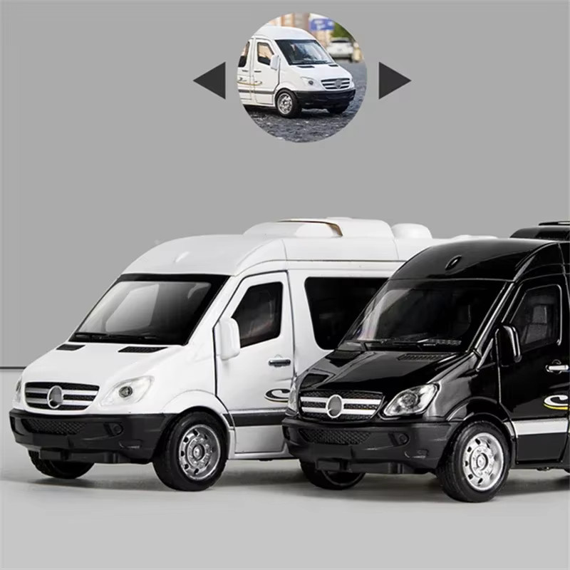 Maisto Sprinter MPV, Auto Modell, 1:32, Metall, Sound und Licht - Bild 3