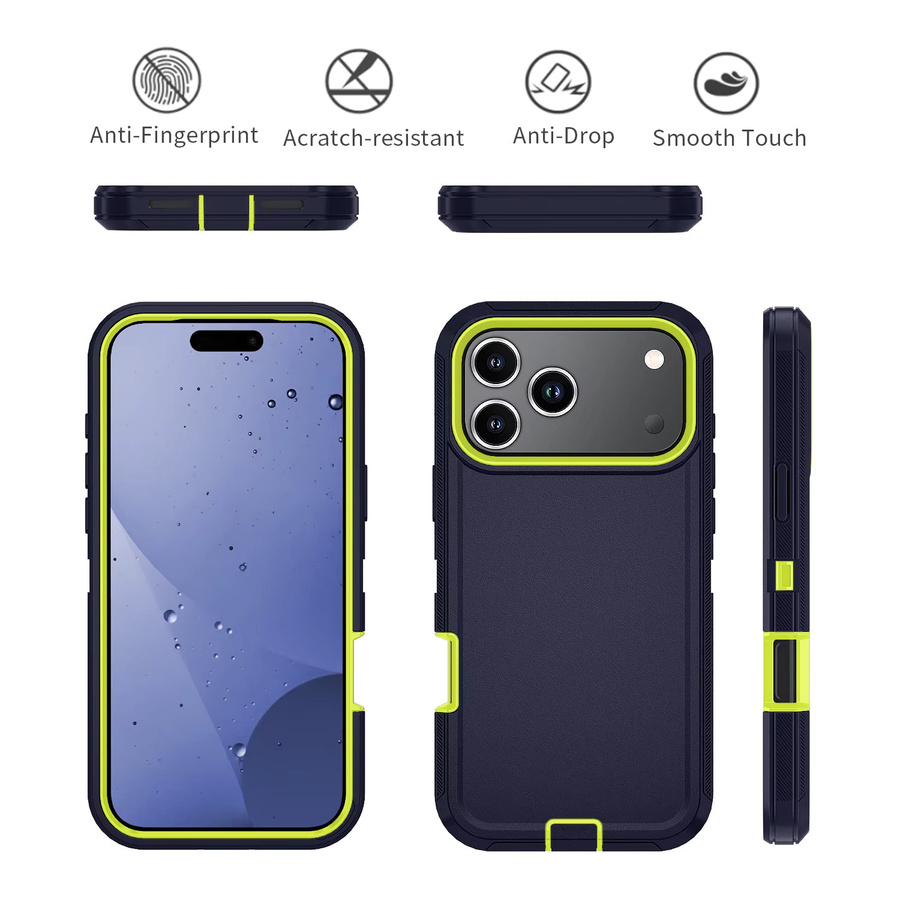 OttBox Armor Defender Handyhülle für Honor 200 90 Pro X9 X8 X7 X6 A B C Magic 5 6 7 Lite, stoßfeste Schutzhülle aus PC und TPU, Schwarz - Bild 2