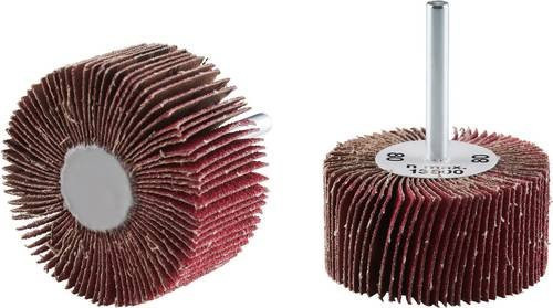 Rhodius Fächerschleifer 353312 für Metall, 10 Stück, Braun - Bild 1