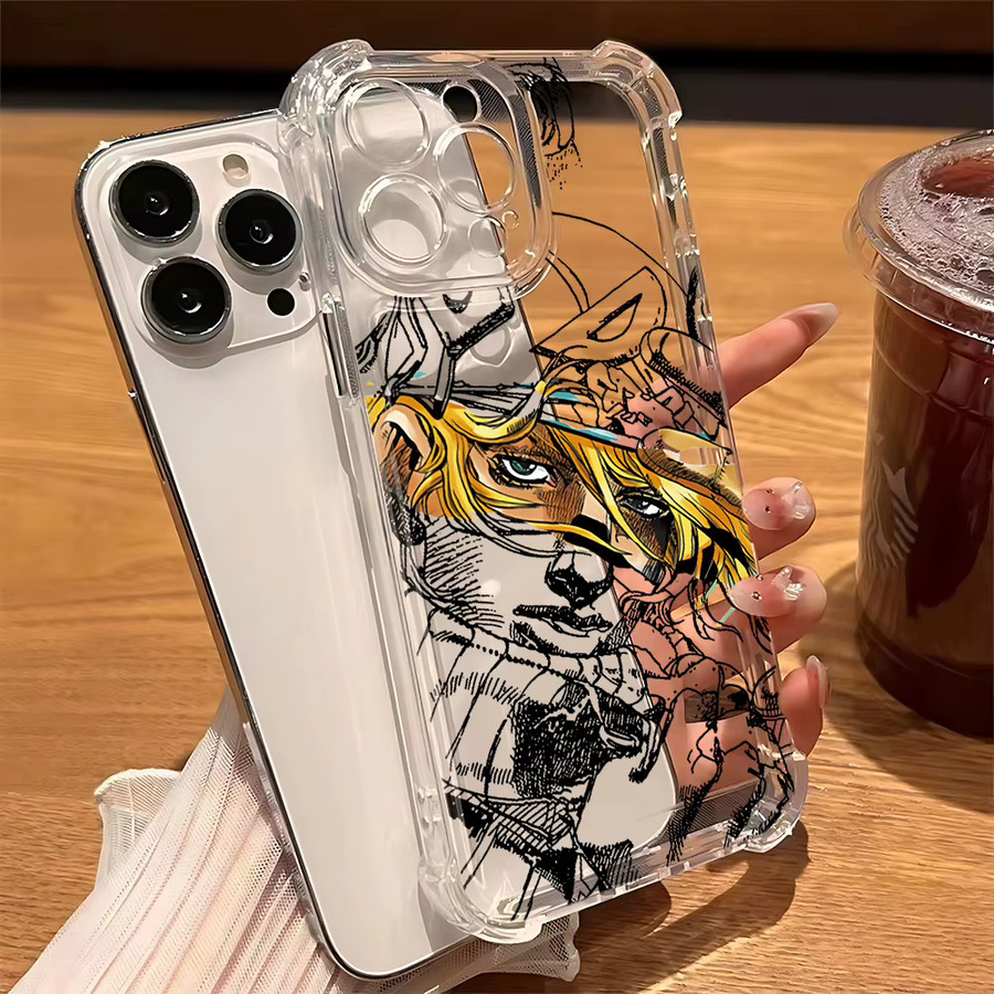 Gyro Zeppeli Jojo Steel Ball Run Handyhülle für Samsung Galaxy S25 S24 S23 S22 S21 S20 Note20 Edge FE Ultra Plus 4G 5G Anti Fall Schutzhülle - Bild 2