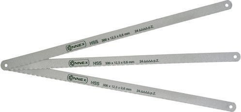 Connex Metallsägeblatt aus Schnellarbeitsstahl HSS in Silber, Länge: 300 mm - Bild 1