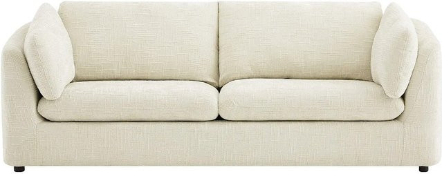 Nurabi Sofa in Beige ohne Schlafmöglichkeit von Vente-unique mit Breite: 228 cm - Bild 1