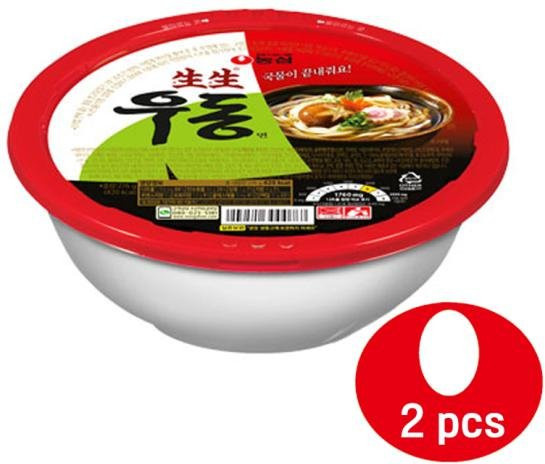 Nongshim Frische Udon Nudeln Big Cup 2 x 253 g - Bild 1