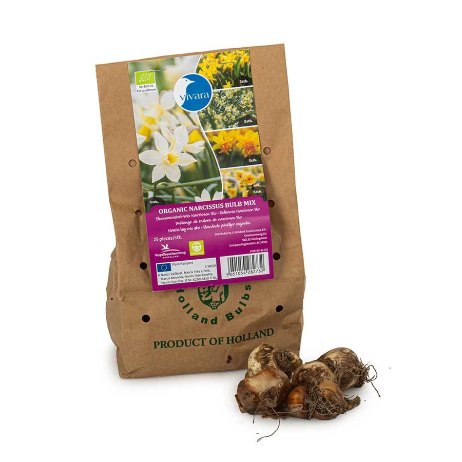 Bio-Blumenzwiebelmix Narzissen von PuurBio, 25 Stück - Bild 2