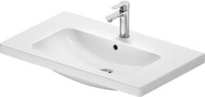Duravit Waschtisch D-Code in Weiß mit Überlauf und Hahnloch, Wandhängend, B: 80 cm, T: 48 cm, H: 16,5 cm - Bild 1