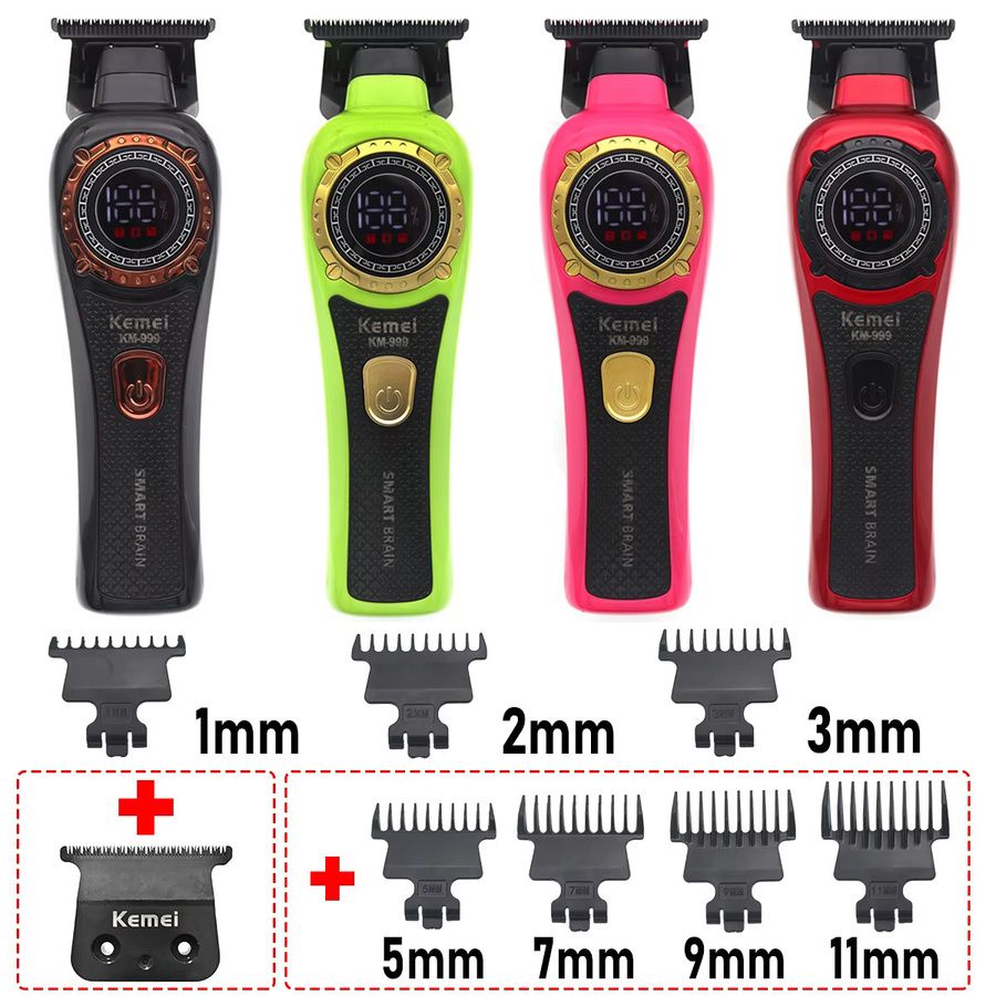Kemei KM-999 Haarschneider für Herren, kabellos, USB - Bild 6