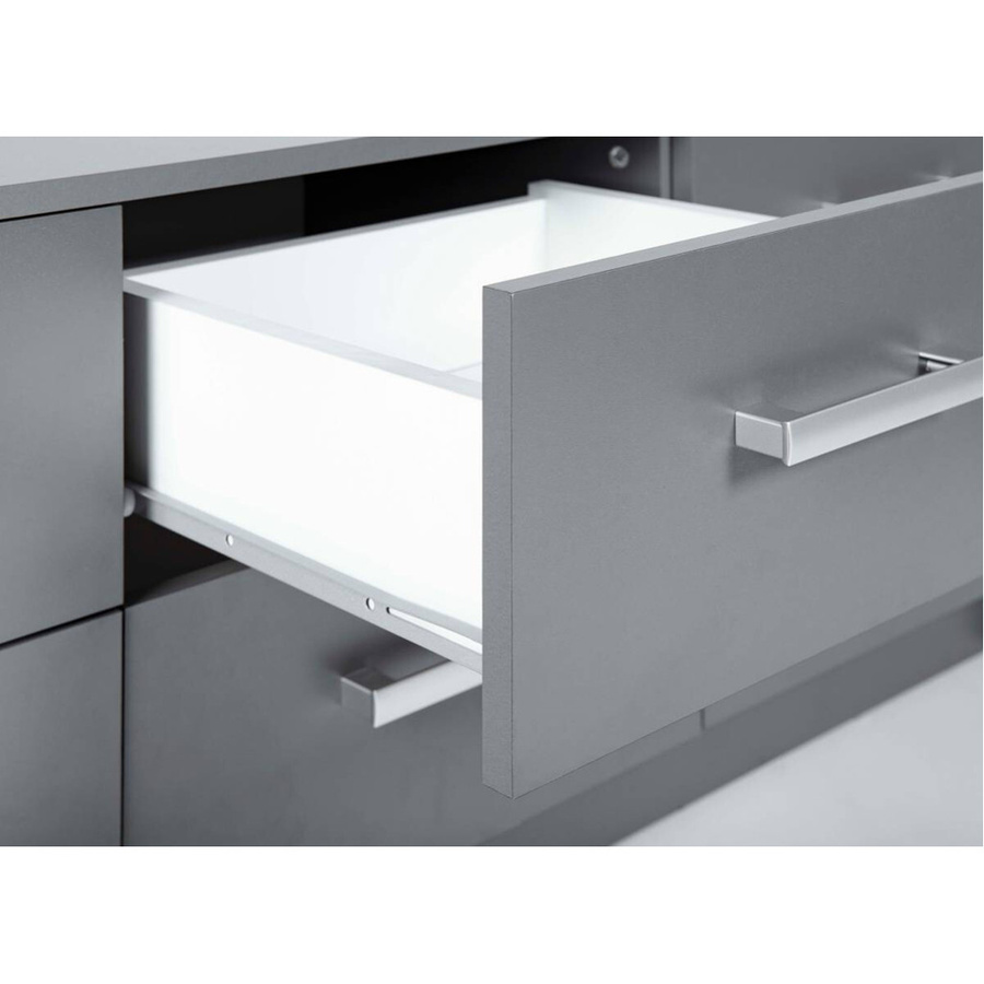 Inter Link Kommode Elenzio Lowboard mit 6 Schubladen in Grau und Anthrazit, B/H/T: 121,8 x 50,8 x 40 cm - Bild 2