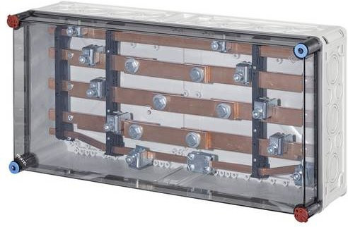 Hensel Mi 2444 Verteilerschrank Aufputz aus Kunststoff in Weiß B: 60,0 cm, H: 30,0 cm - Bild 1